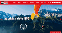 Desktop Screenshot of paragliding-interlaken.ch